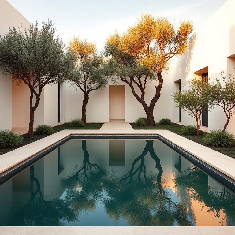 Courtyard garden — Villa Serena