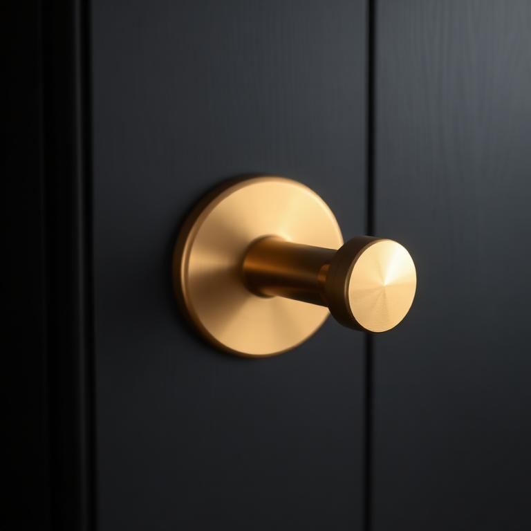 Brass hardware detail